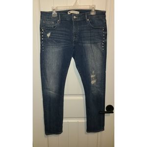 Levis boyfriend skinny jeans 32 womens